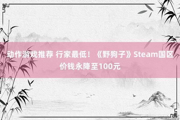 动作游戏推荐 行家最低！《野狗子》Steam国区价钱永降至100元